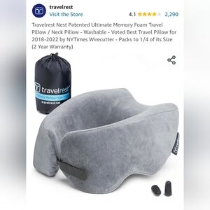 Almost-new Travelrest travel pillow